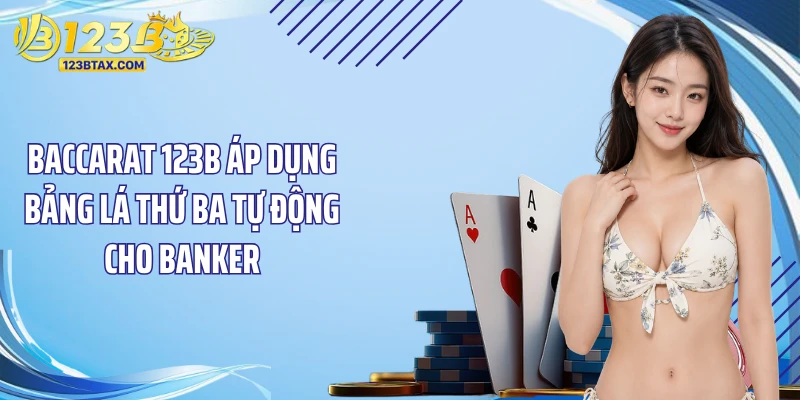 Baccarat 123B - Nắm Trọn Quy Tắc Theo Ván Bài Chính Xác 4 Baccarat 123B áp dụng bảng lá thứ ba tự động cho Banker