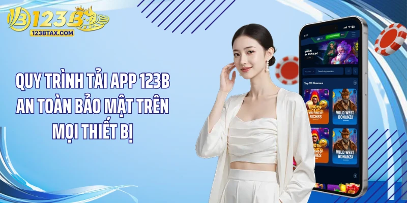 Quy trình tải app 123B an toàn bảo mật trên mọi thiết bị